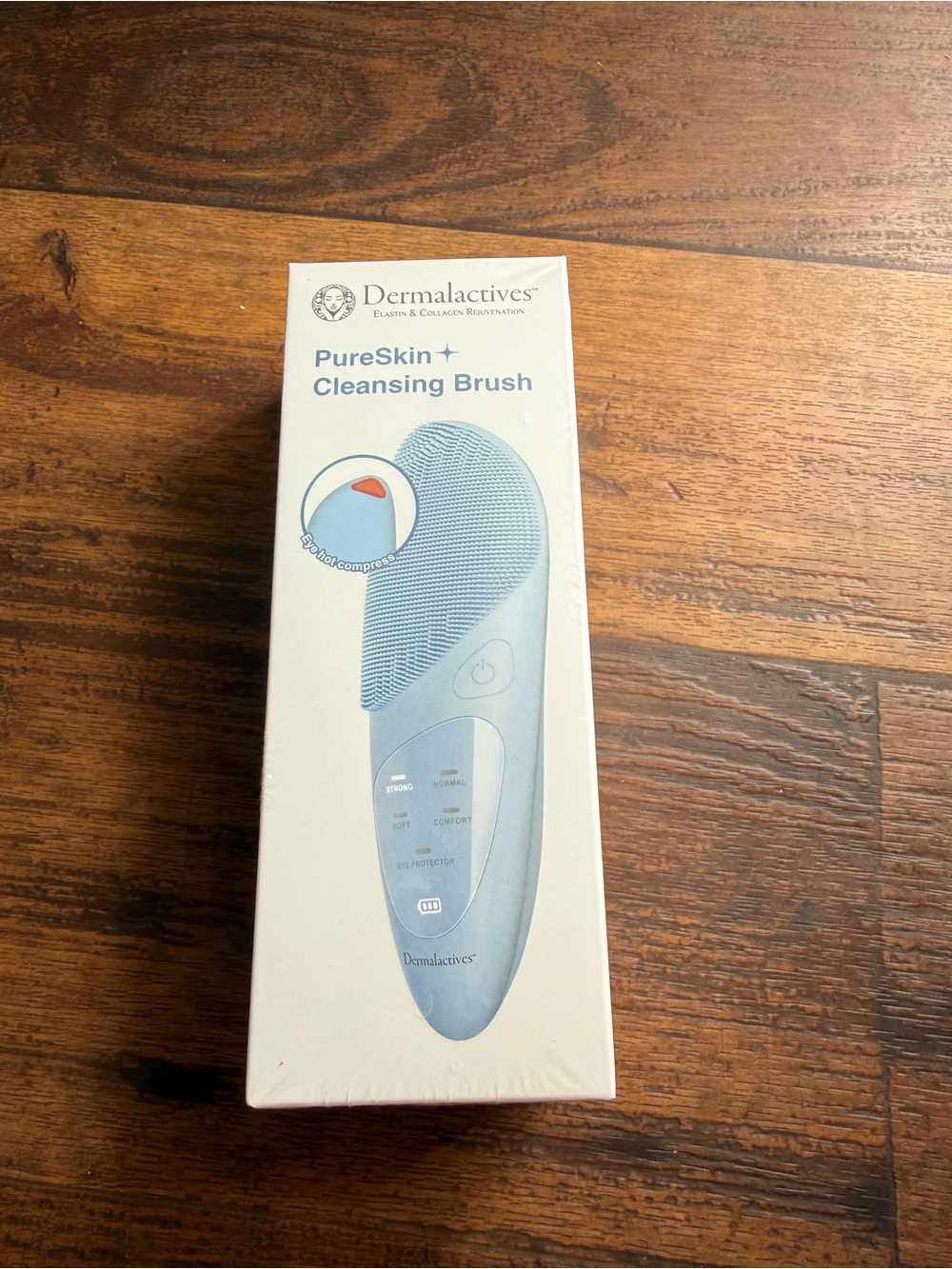 Dermalactives PureSkin Cleansing Brush - Blue